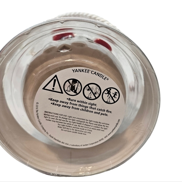 NWT Yankee Candle Holiday Jackson Frost Snowman Luminary Tea‎ Light Wax Warmer - Picture 6 of 7